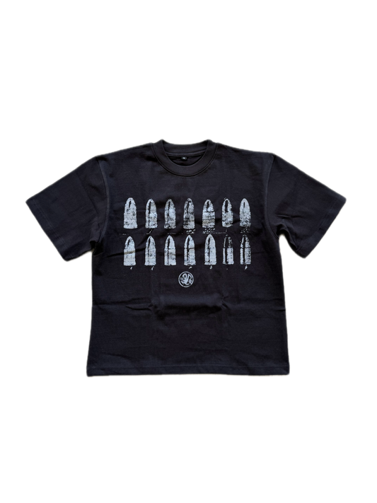 Black "Bullet Tee"